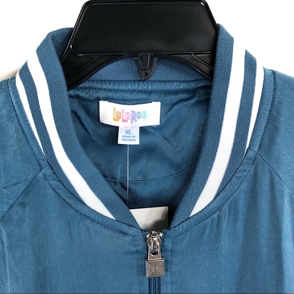 Lularoe Jacket Blue XL - Picture 5 of 8